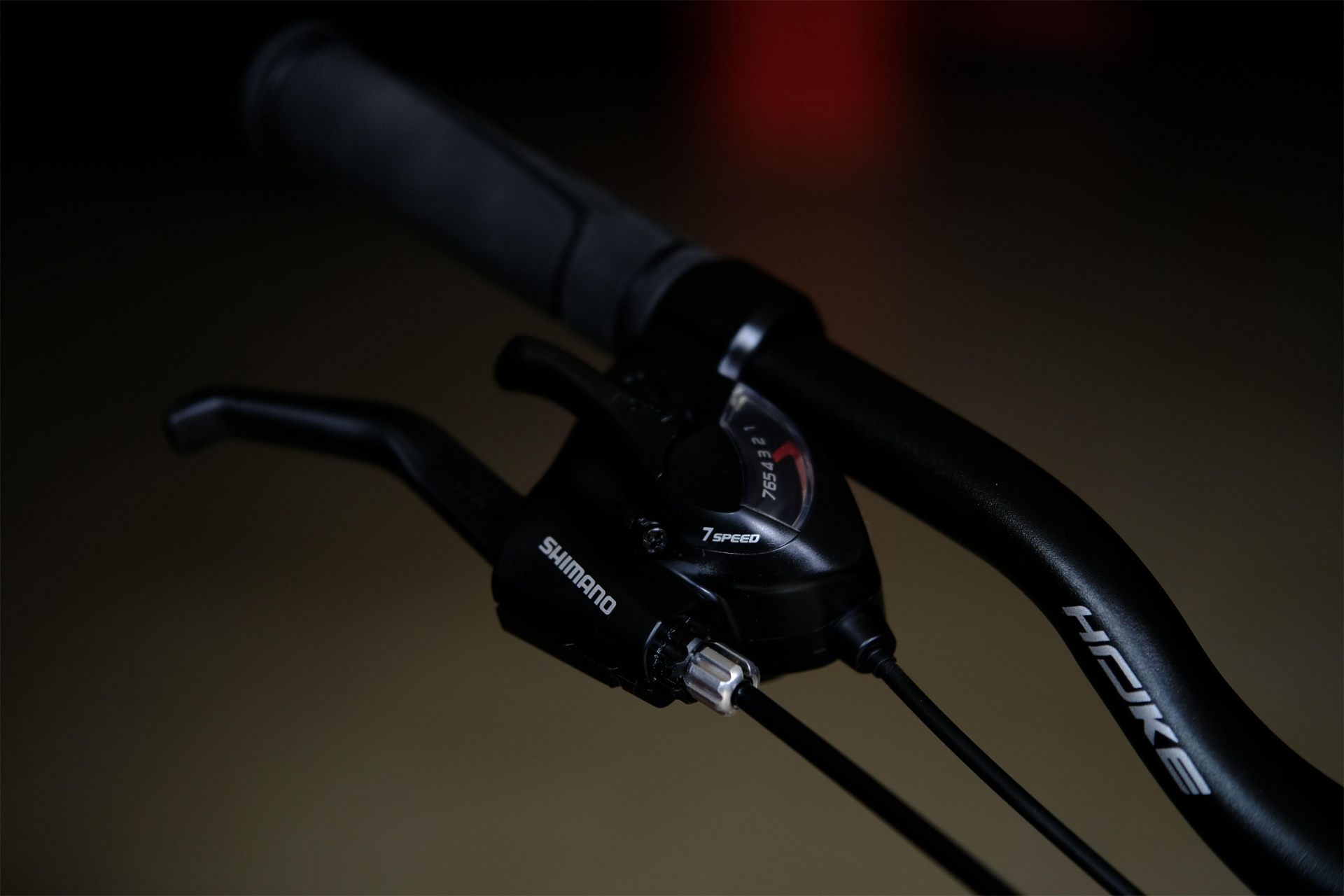 Манетка Shimano ST-EF-41 HOKE Shock 27,5 MD матовый чёрный-оранжевый 15