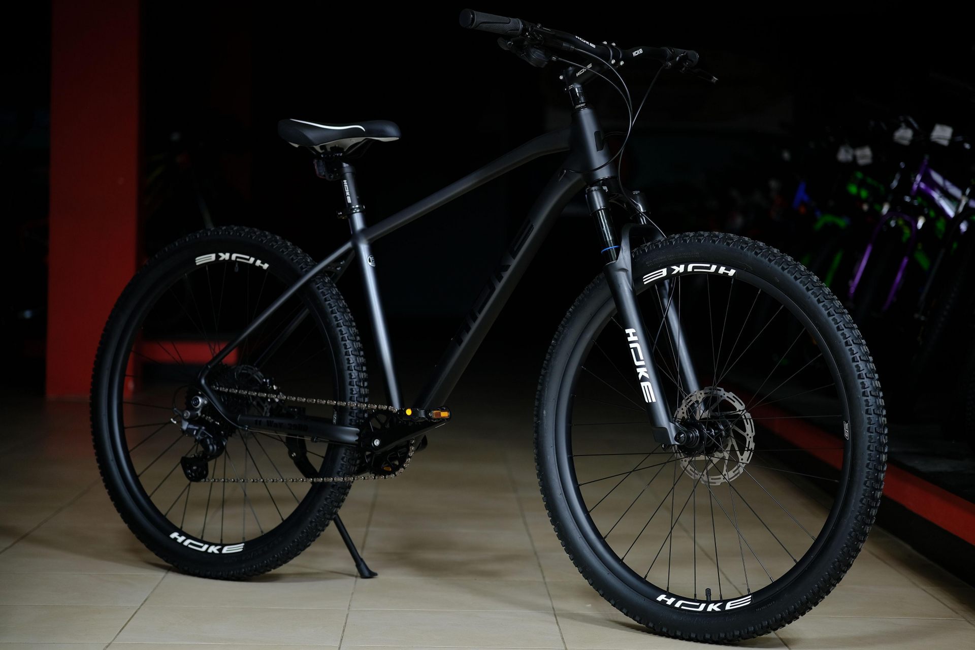 Велосипед HOKE 11 Way 29 HD матовый чёрный-серый 21